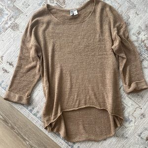 H&M Tan Lightweight Sweater